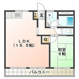 コーポラスグリーンシティ 2階