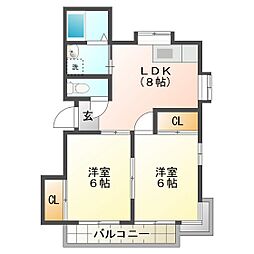 サンコーポエレガンス 2階/202