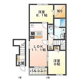 ショアライン　タウン　Ａ棟 2階