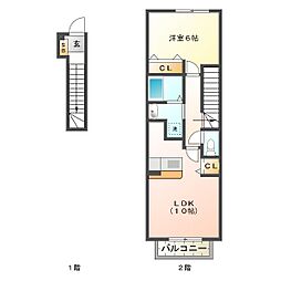 カーサ・中野　Ａ棟 2階