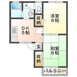 ハイツ紀の川 2階