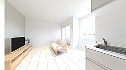 （仮称）南新町新築アパート 201 2階1LDKのリビング/ダイニング