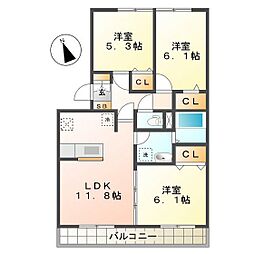 グランドマーニ　Ａ 1階