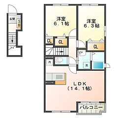 物件の間取り