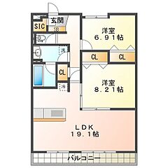物件の間取り