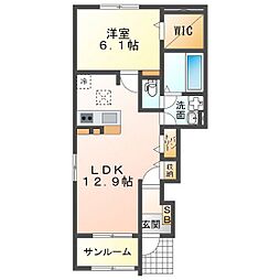 ラフィネ一身田　Ａ 1階