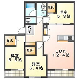 シャーメゾン ボスコルーチェ 3階