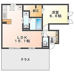 ジョリ シャンブル 1階/101