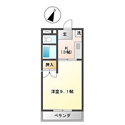 コーポカトウII 3階/307