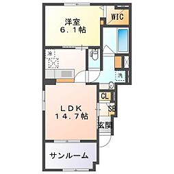 セントラル ビスタ 半田 I 1階/101