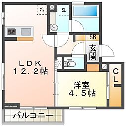 ガーデンテラス 2階/202