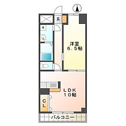 アーバンヒルズ城山2号館 1LDKの間取図画像