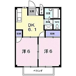 メゾンカリーノ 2階/2D