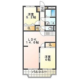 リバーサイドテラス 1階/1B