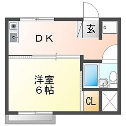 間取図画像 1DK