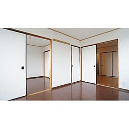 エスポワ清水 201 2階3DKのリビング/ダイニング