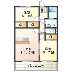 物件の間取り