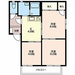 クレアトール菊水Ｂ 2階
