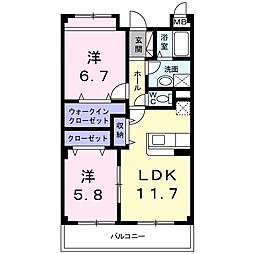 メイユール・Ａ 2階/202