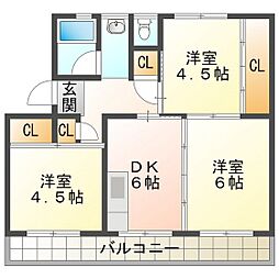 ビレッジハウス笹川50号棟 2階