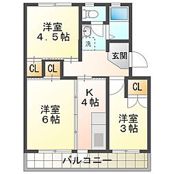 ビレッジハウス笹川24号棟 3階