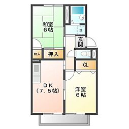 プレジール三宅　Ｂ 2階