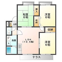 ベルセジュール B棟 1階/101
