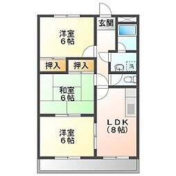 エレガントレーベン B棟 1階/107