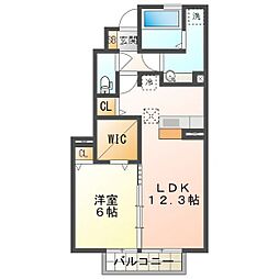 Ｄ−ｒｏｏｍ別名　Ａ棟 1階/101