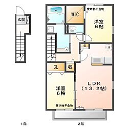 ベルモアIII 2階