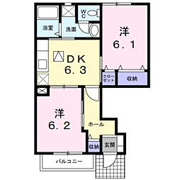 ファミールウツベ II 1階/101