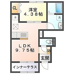 リーブルファイン大治田III　2号棟 1階
