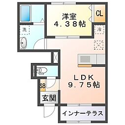 リーブルファイン大治田III　2号棟 1階