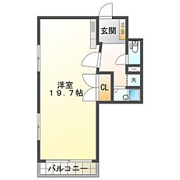 VIPIN太平洋ノースヒルズ 1DKの間取図画像