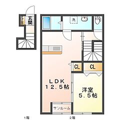 物件の間取り