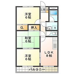 エレガントレーベン B棟 3階