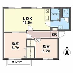 物件の間取り