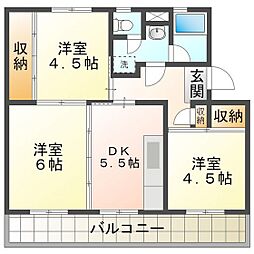 ビレッジハウス笹川113号棟 2階
