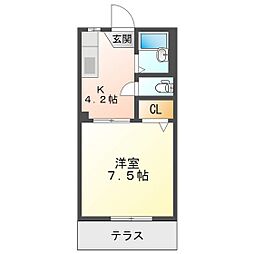 カーサ江島II　B棟 1階