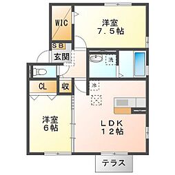 リビングタウン鈴鹿旭が丘　Ｂ・Ｃ・Ｄ・Ｅ 1階