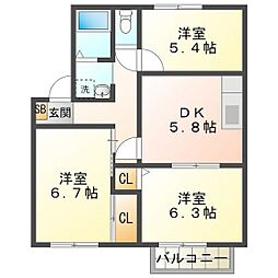 パークタウン中野　Ｆ 2階