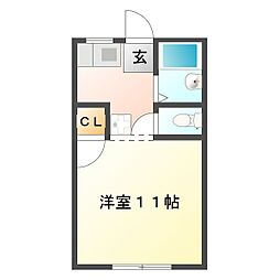 前田ハイツB棟 1階/1G
