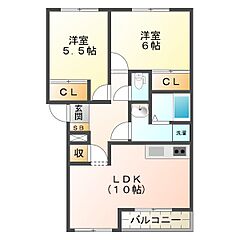 物件の間取り