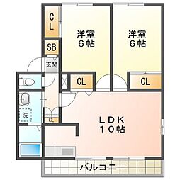 ハニーネストＢ棟 1階