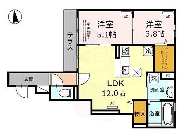 同じ建物の物件間取り写真 - ID:226064626083