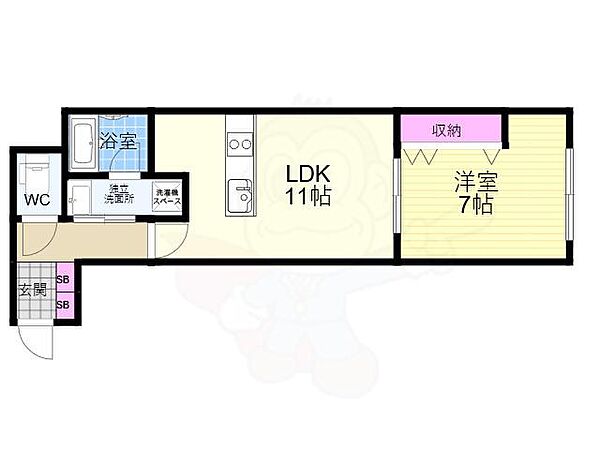 同じ建物の物件間取り写真 - ID:226066052126