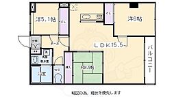 TAM’S COURT 1階3LDKの間取り