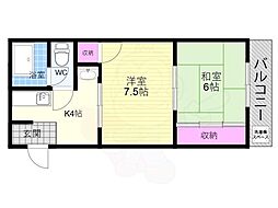 ハイツ大覚寺 2階