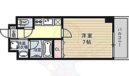 アスヴェル京都東寺前2 5階1Kの間取り