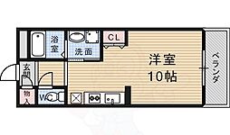 marvelous納屋町 1階ワンルームの間取り